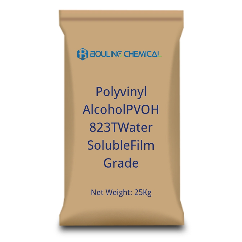 Polivinil Alkohol PVOH 823T Film Larut Air Kelas-cas-9002-89-5 Polivinil Alkohol PVOH 823T Film Larut Air Kelas-cas-9002-89-5